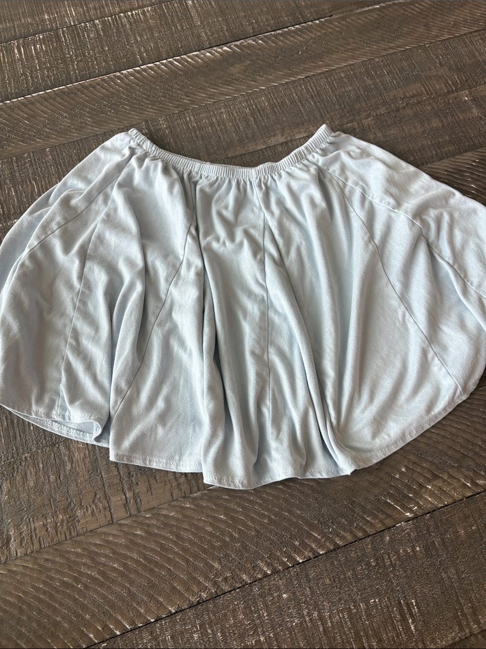 Brandy Melville Pale Blue Circle Skirt